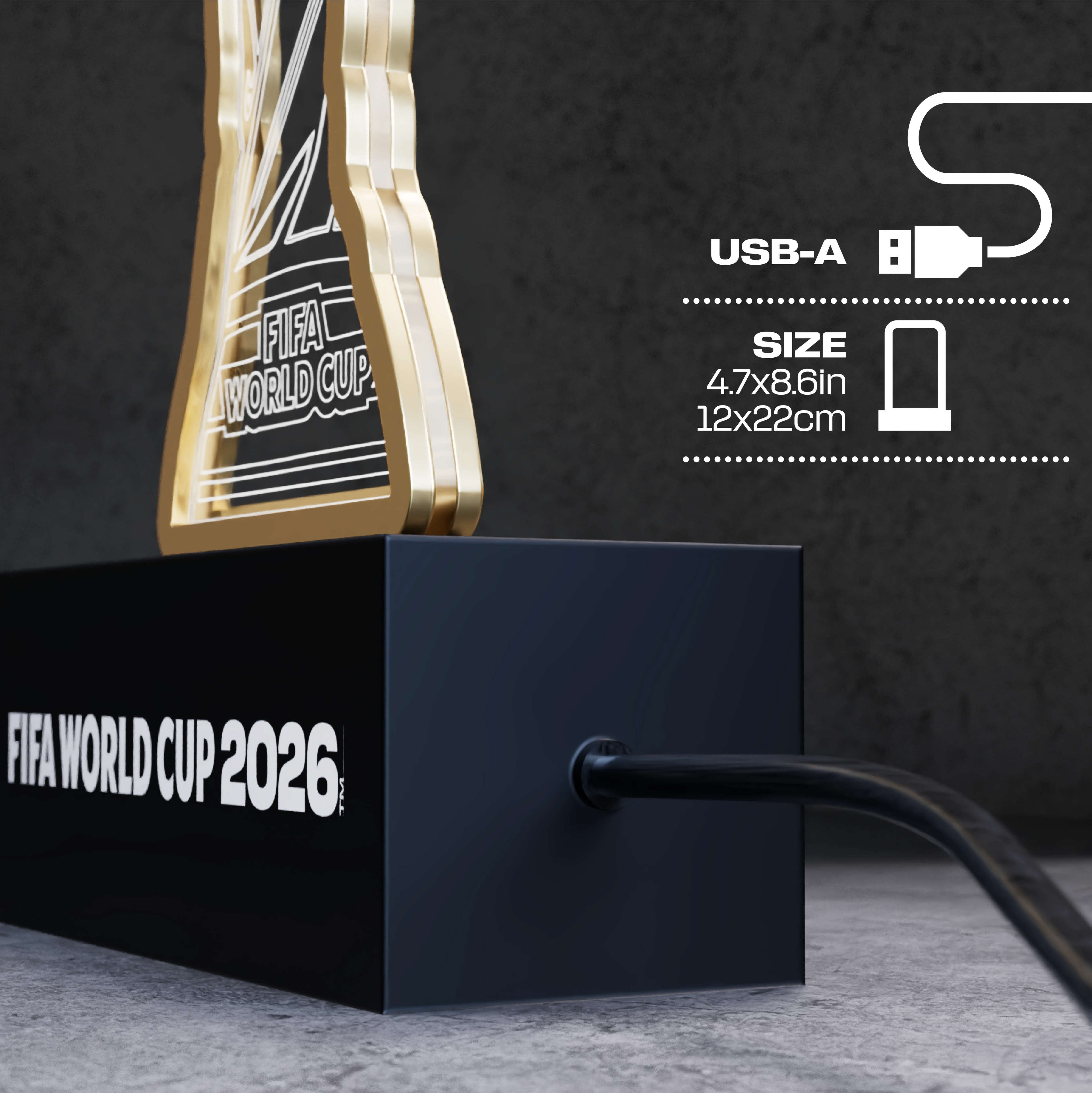 FIFA World Cup 2026 Trophy LED Collectible Puzzle