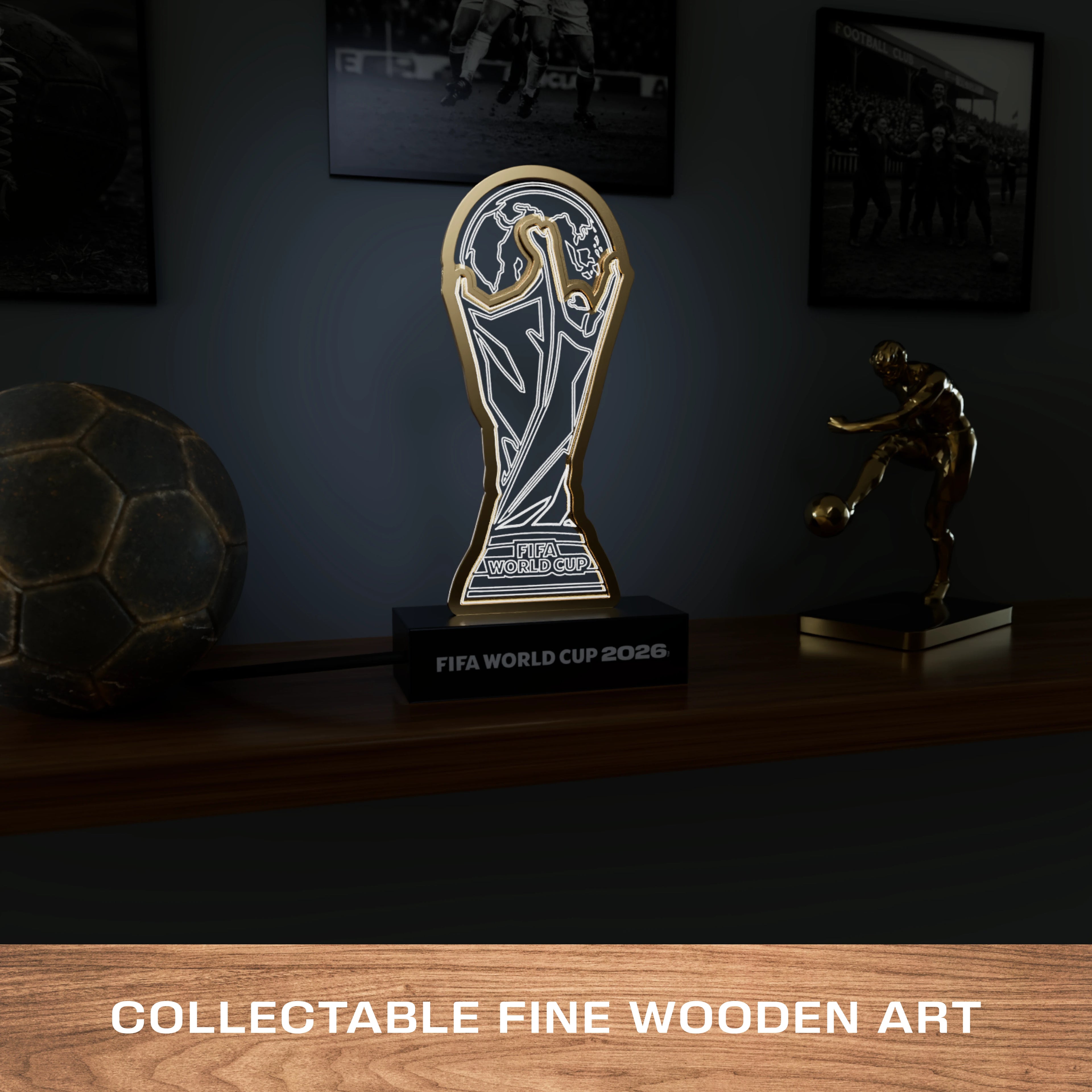 FIFA World Cup 2026 Trophy LED Collectible Puzzle