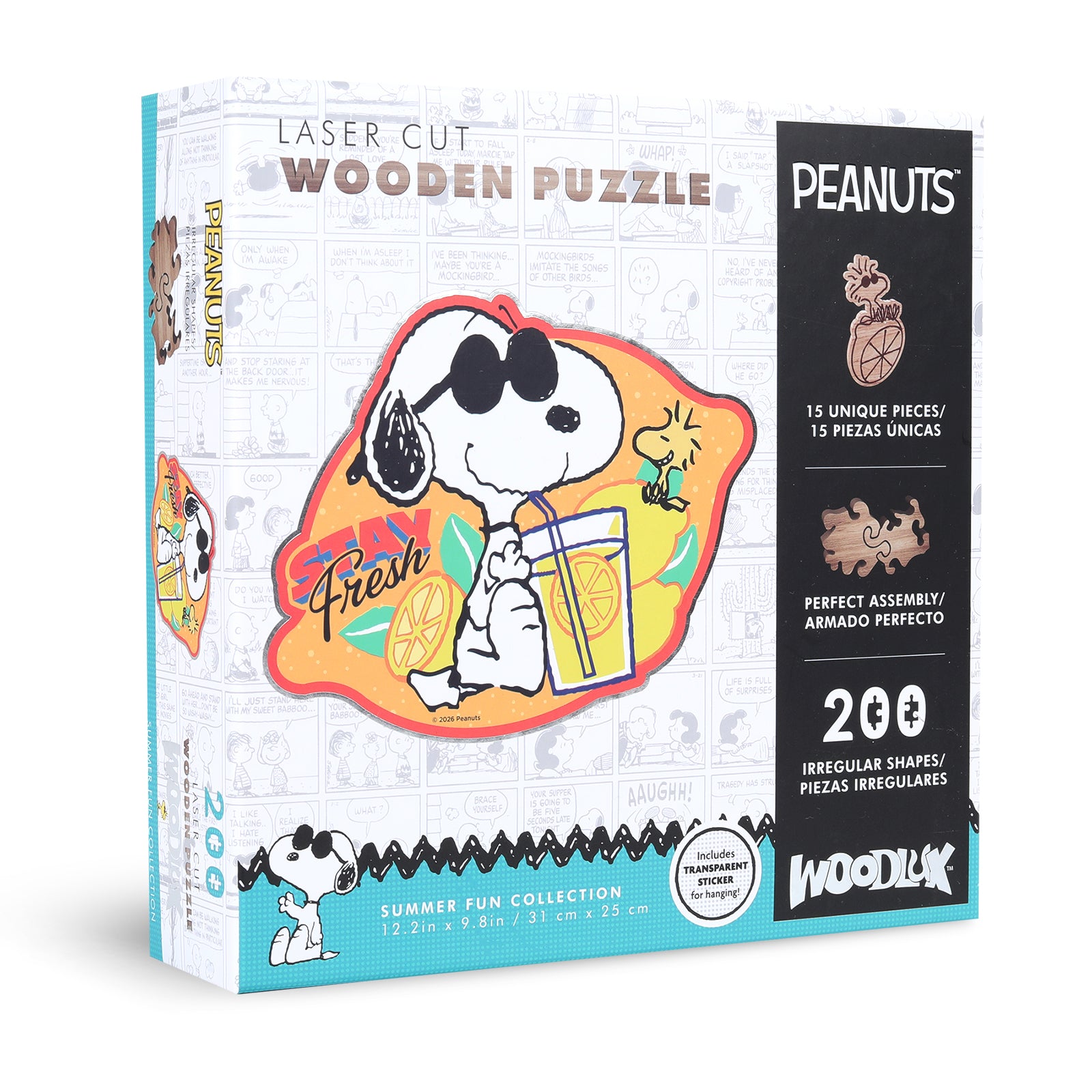 Snoopy Lemonade Wooden Puzzle