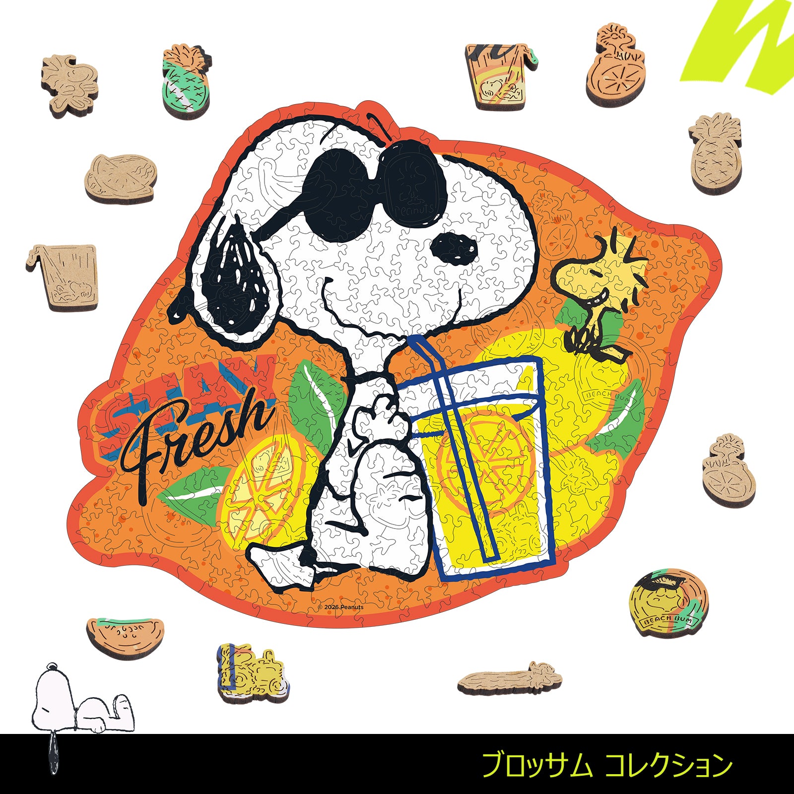 Snoopy Lemonade Wooden Puzzle