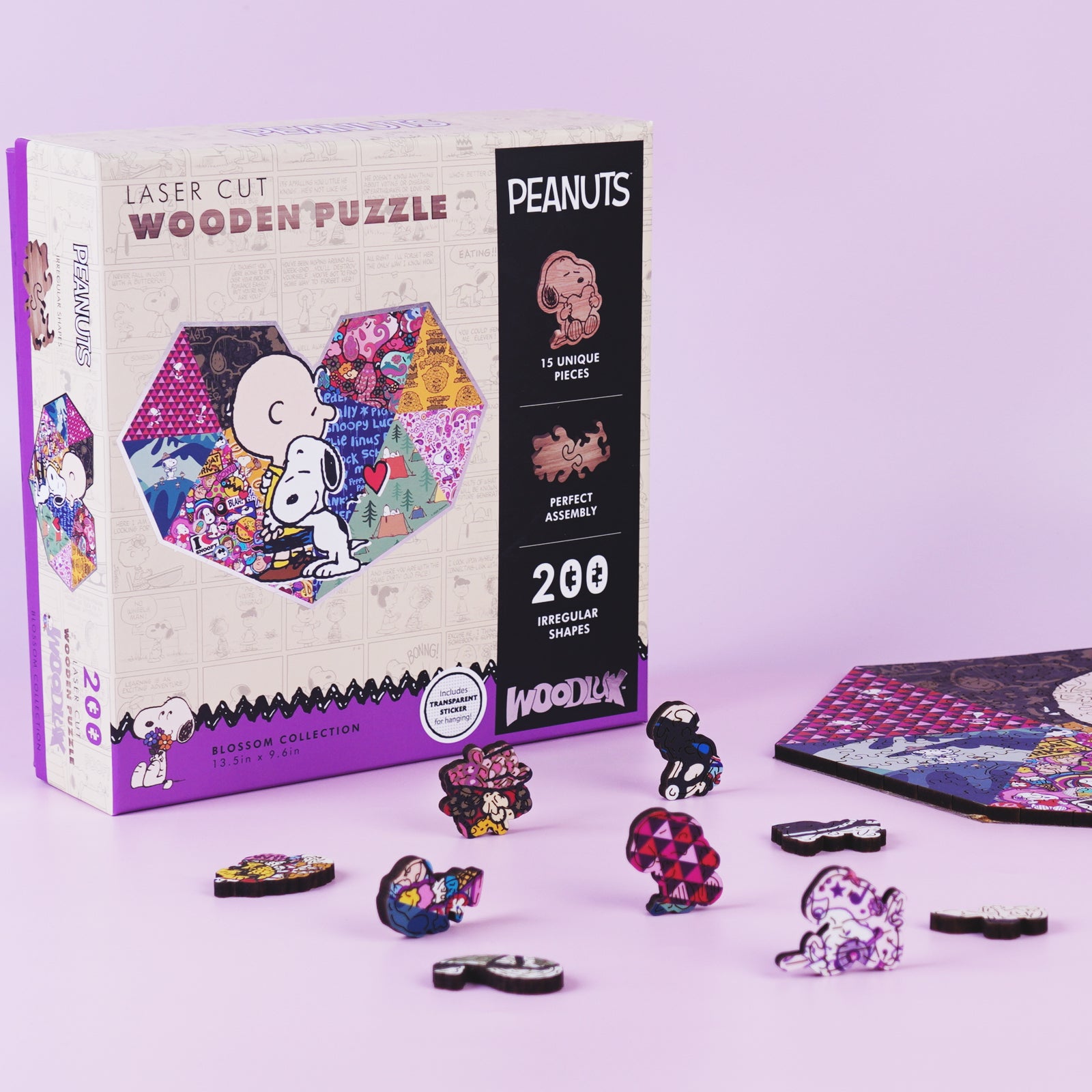 Snoopy Heart Wooden Puzzle