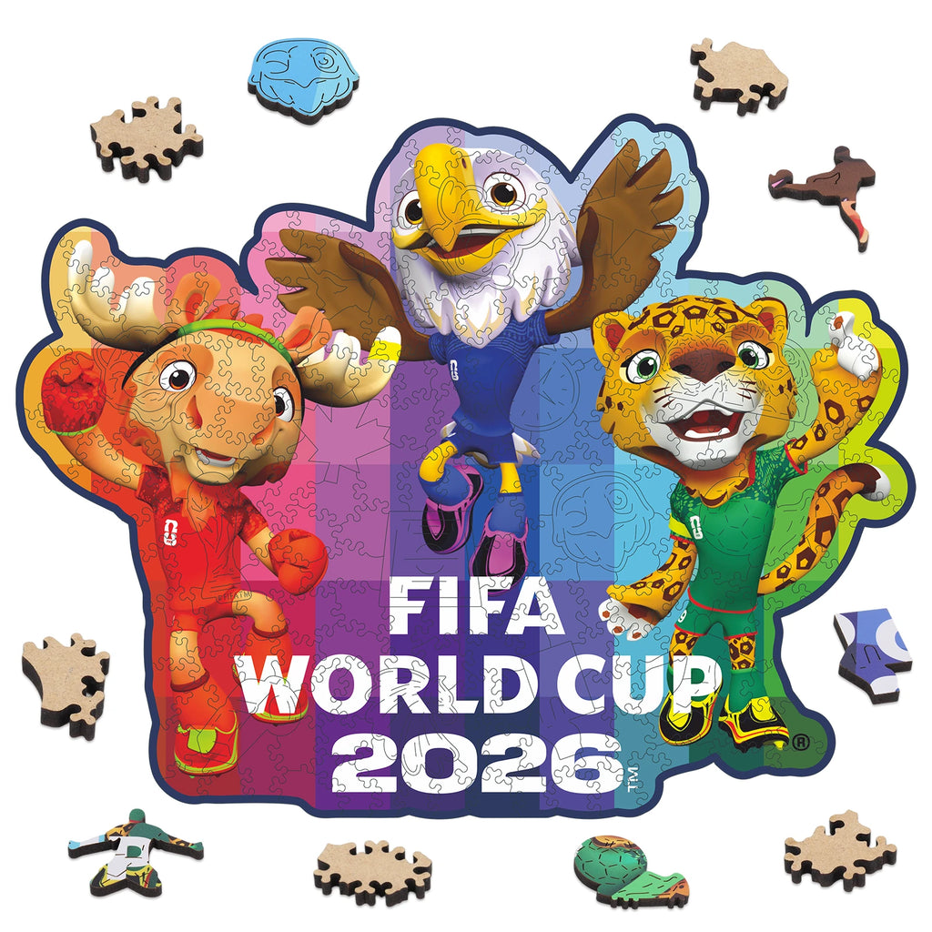 FIFA World Cup 2026 Mascots Wooden Puzzles