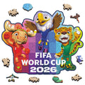 FIFA World Cup 2026 Mascots Wooden Puzzles