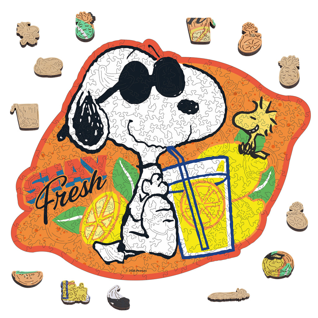 Snoopy Lemonade Wooden Puzzle
