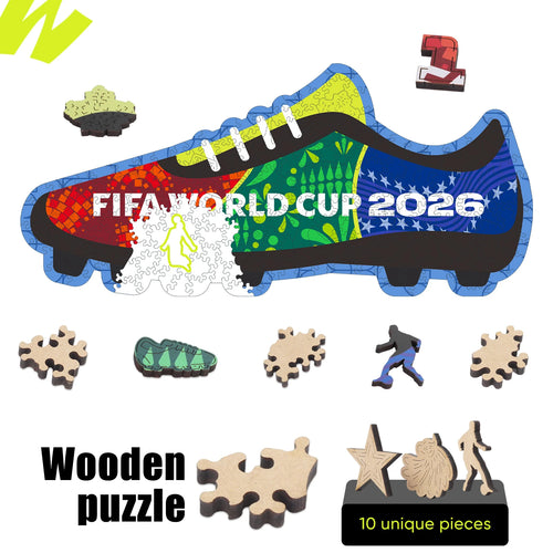 FIFA 2026 Wooden Boot Puzzle