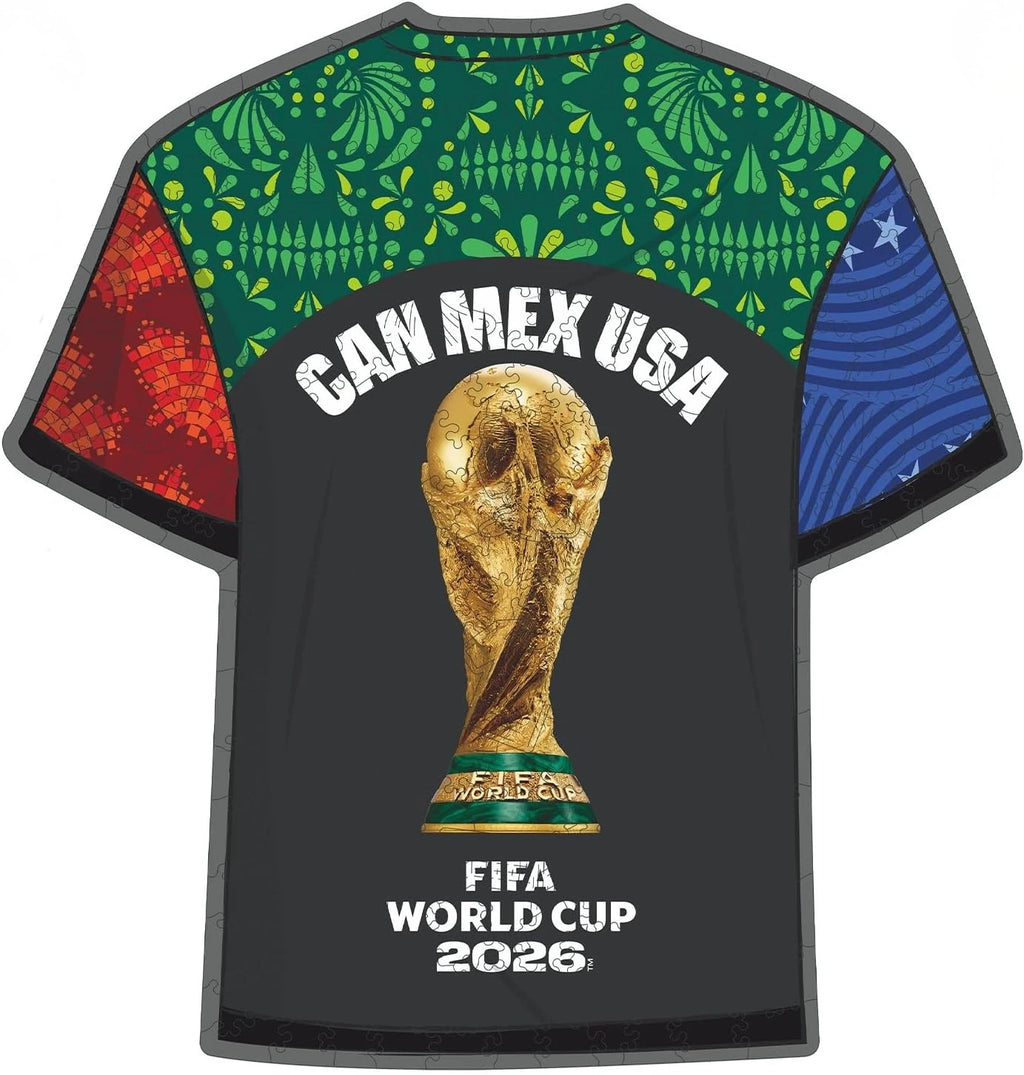 Official FIFA World Cup 2026 CAN MEX USA T-Shirt Puzzles