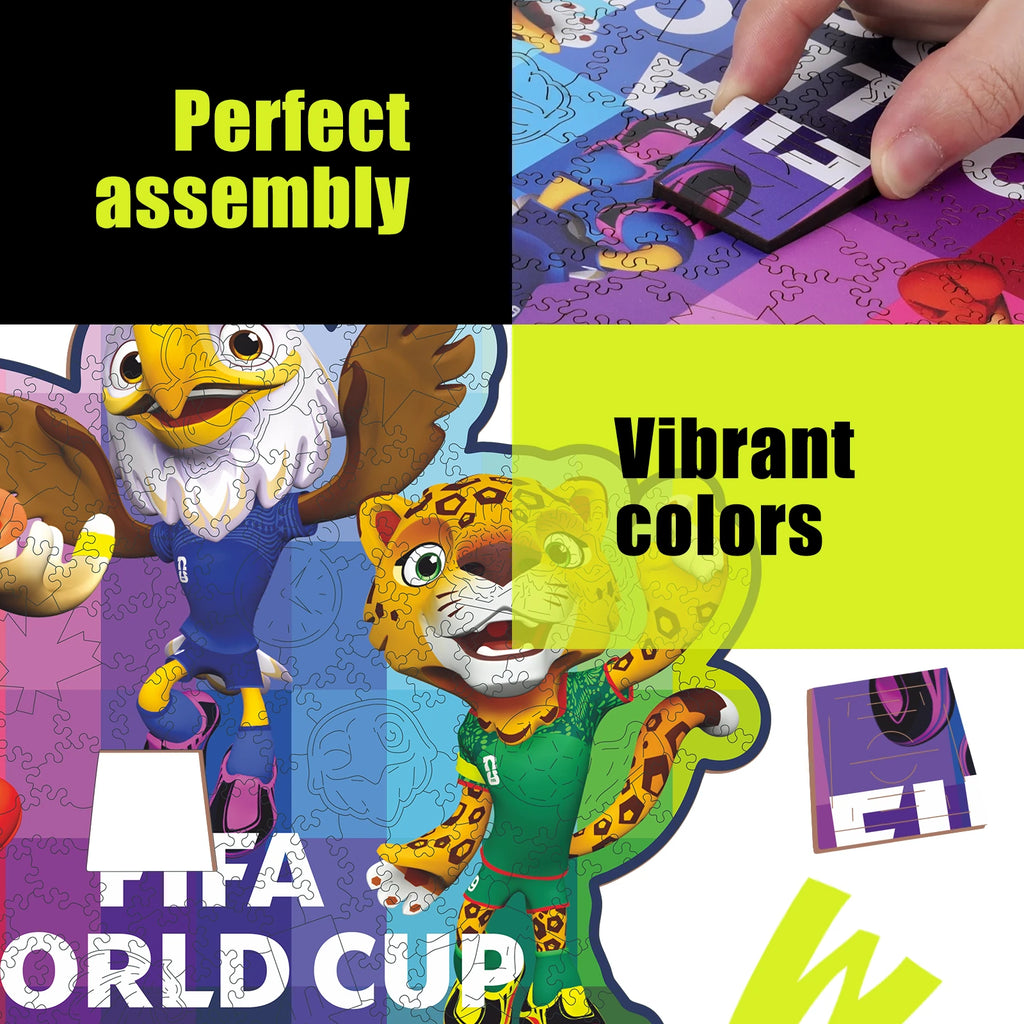 FIFA World Cup 2026 Mascots Wooden Puzzles