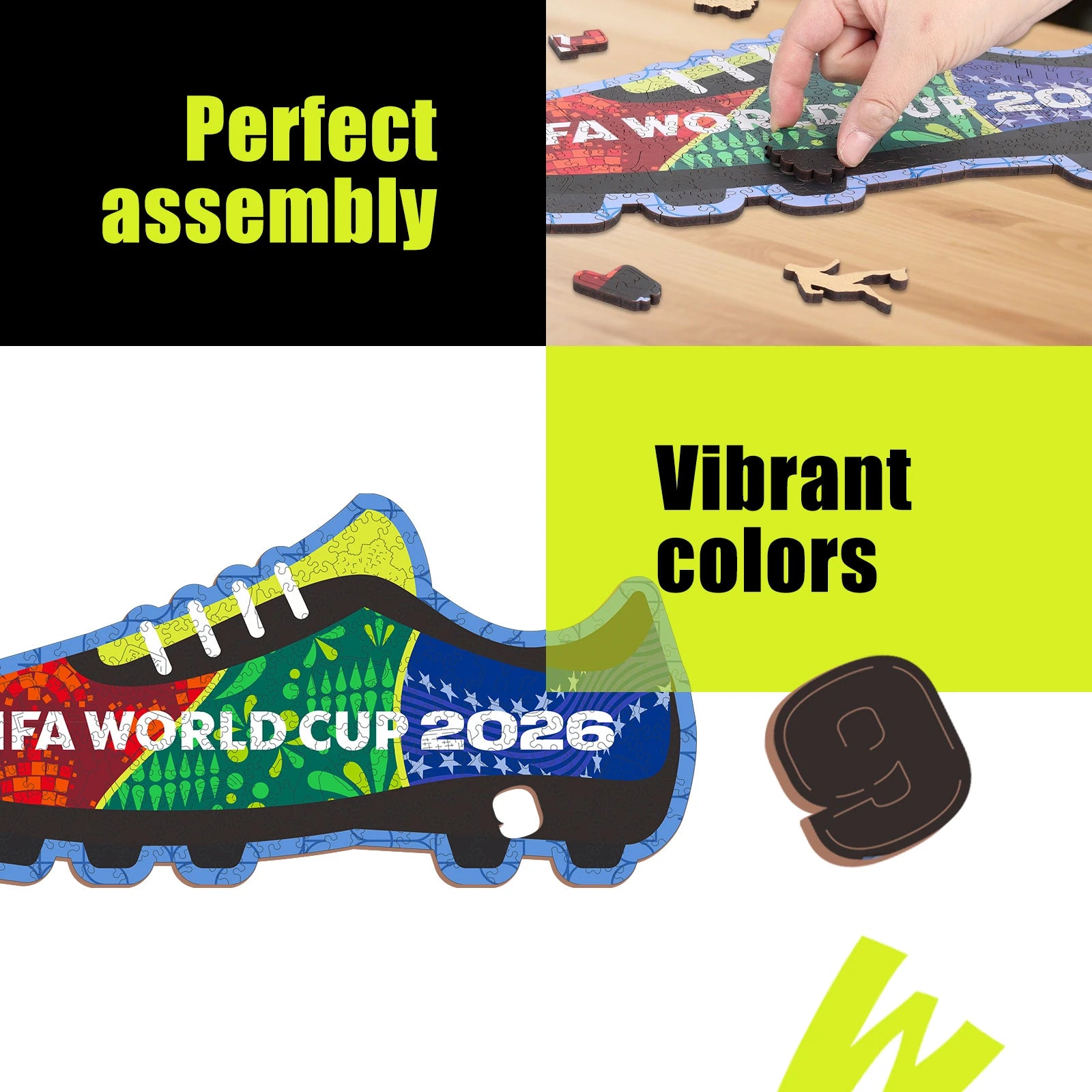 FIFA 2026 Wooden Boot Puzzle