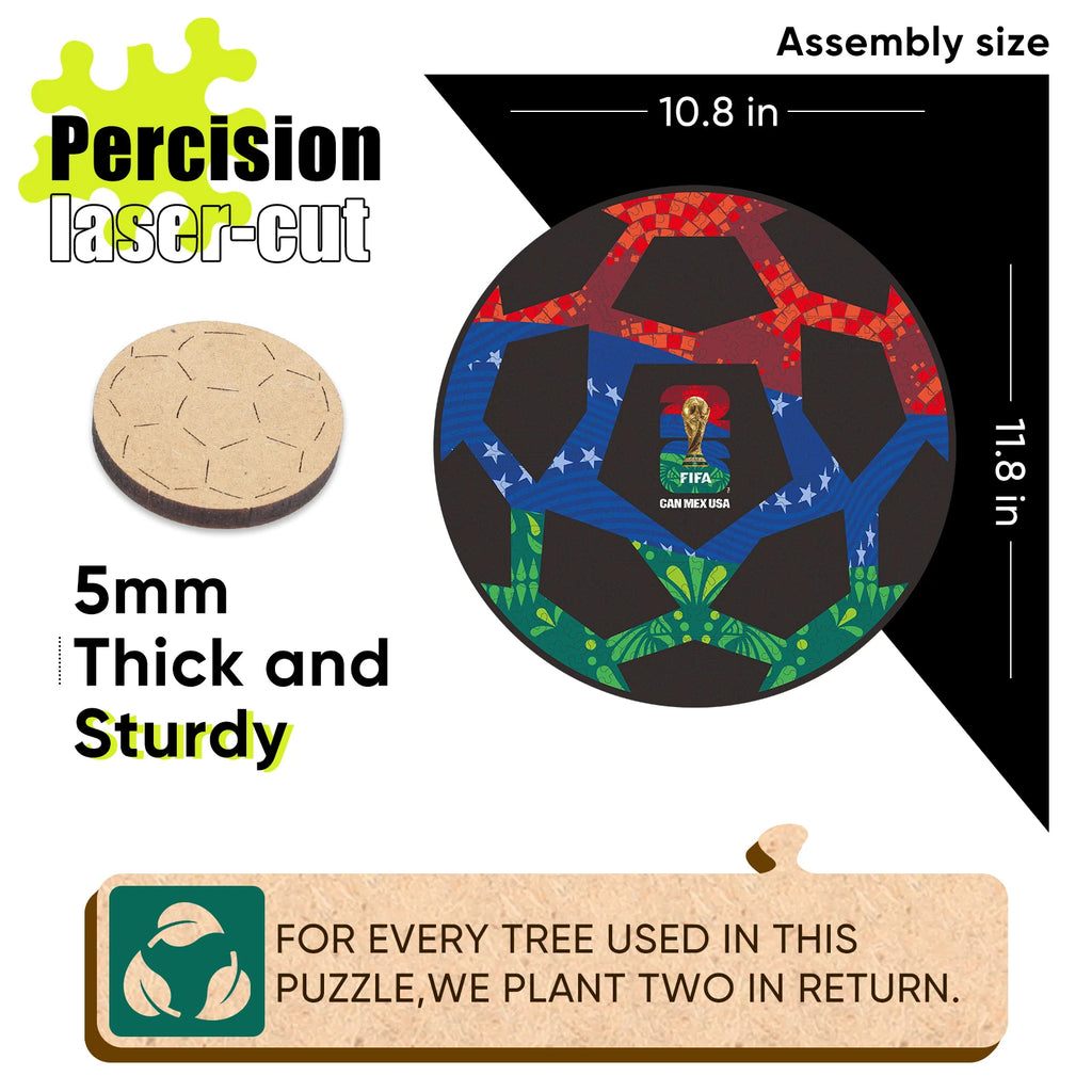 Official FIFA World Cup 2026 Edition Football Puzzle