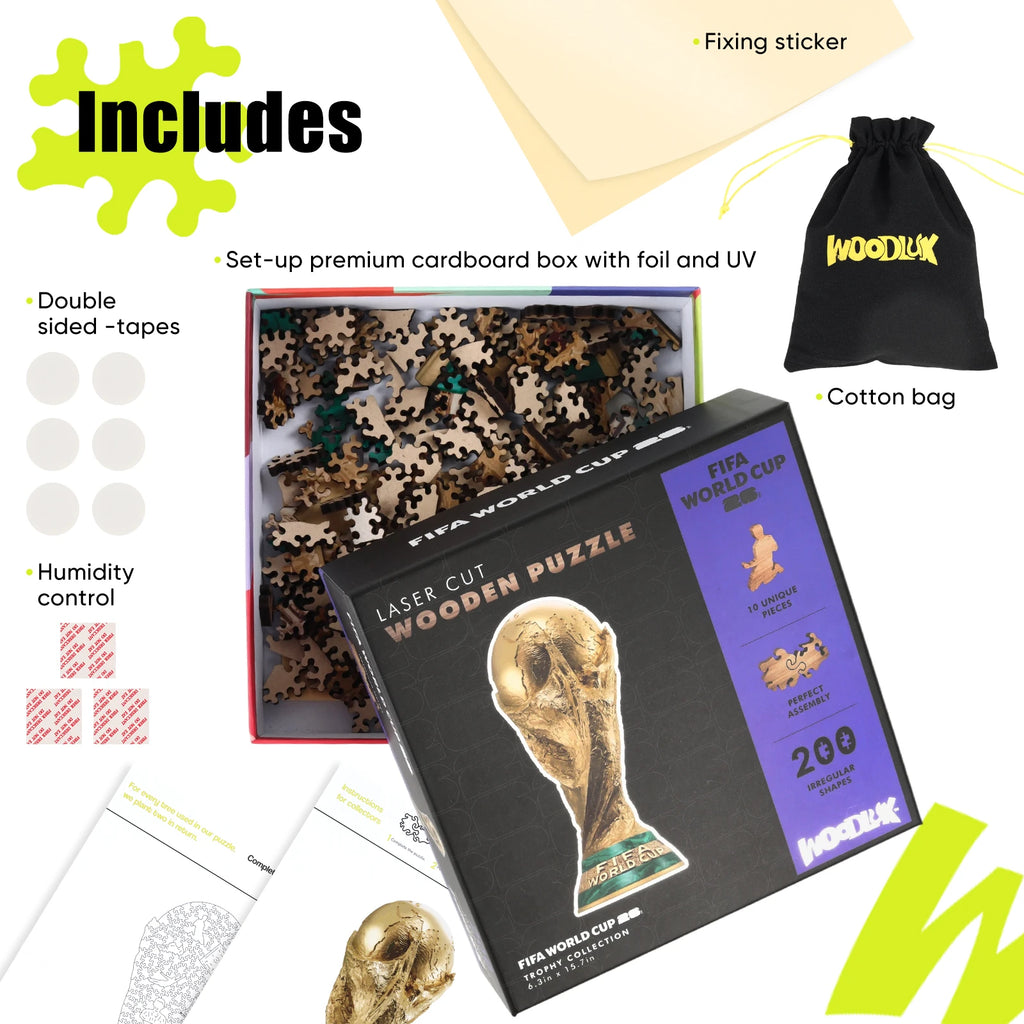 FIFA World Cup2026 Trophy Wooden Puzzle