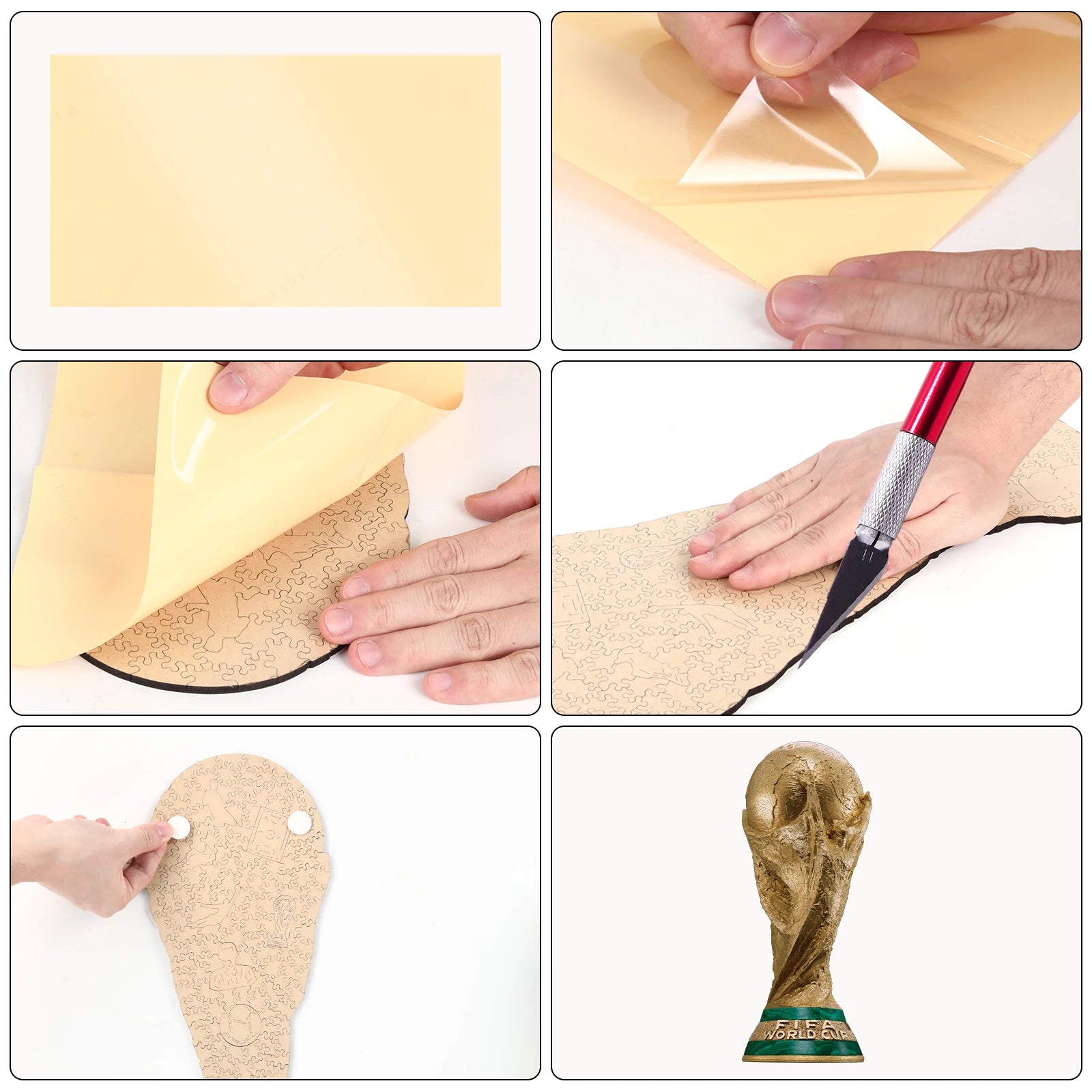 FIFA World Cup2026 Trophy Wooden Puzzle