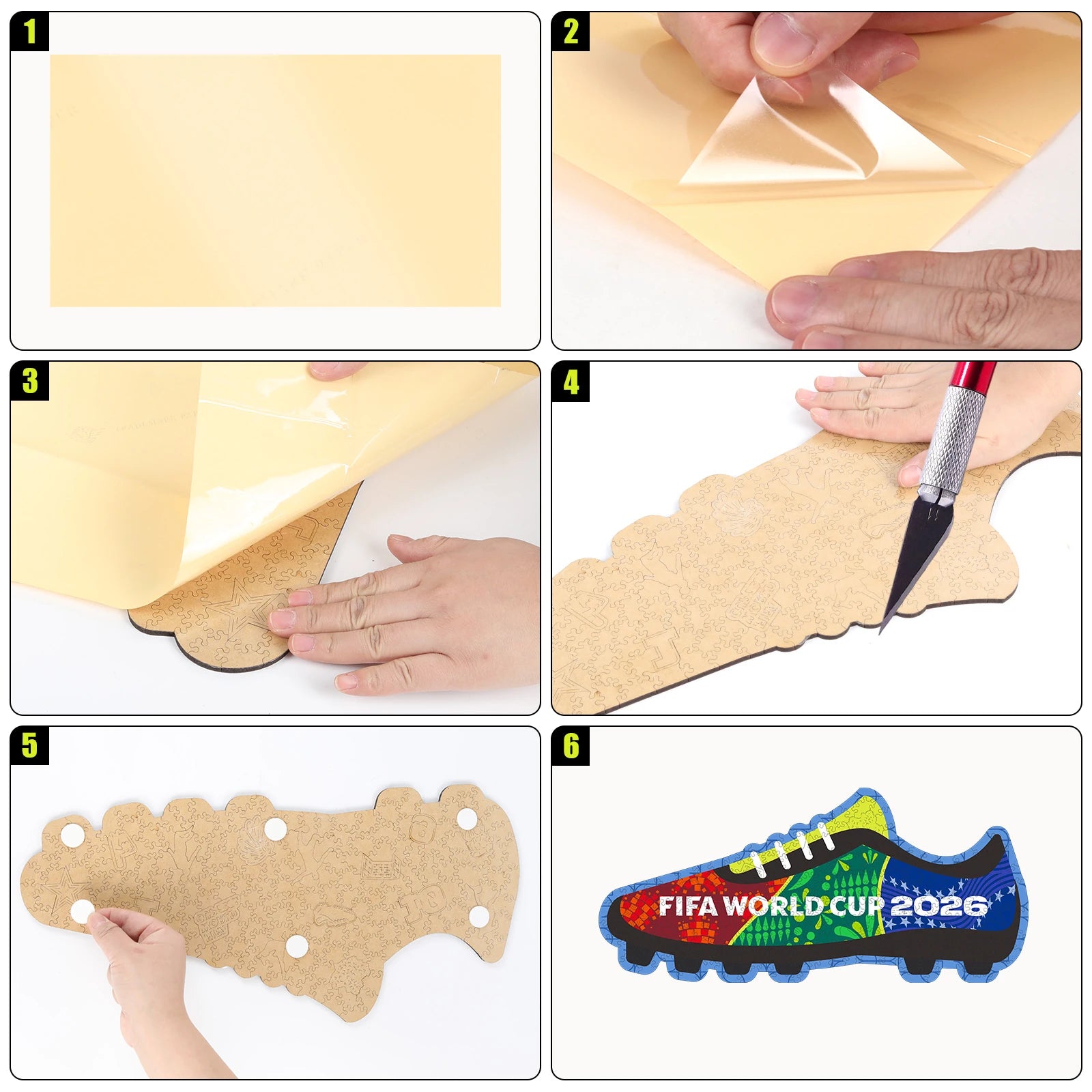 FIFA 2026 Wooden Boot Puzzle