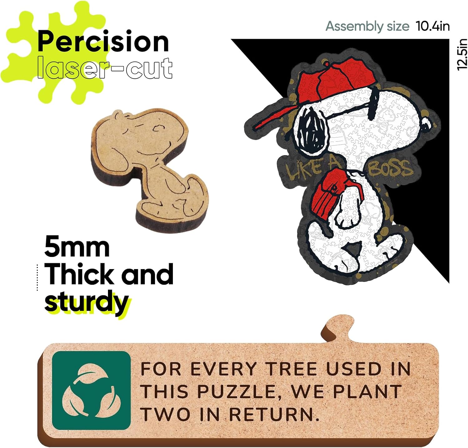 Joe Cool Wooden Puzzle