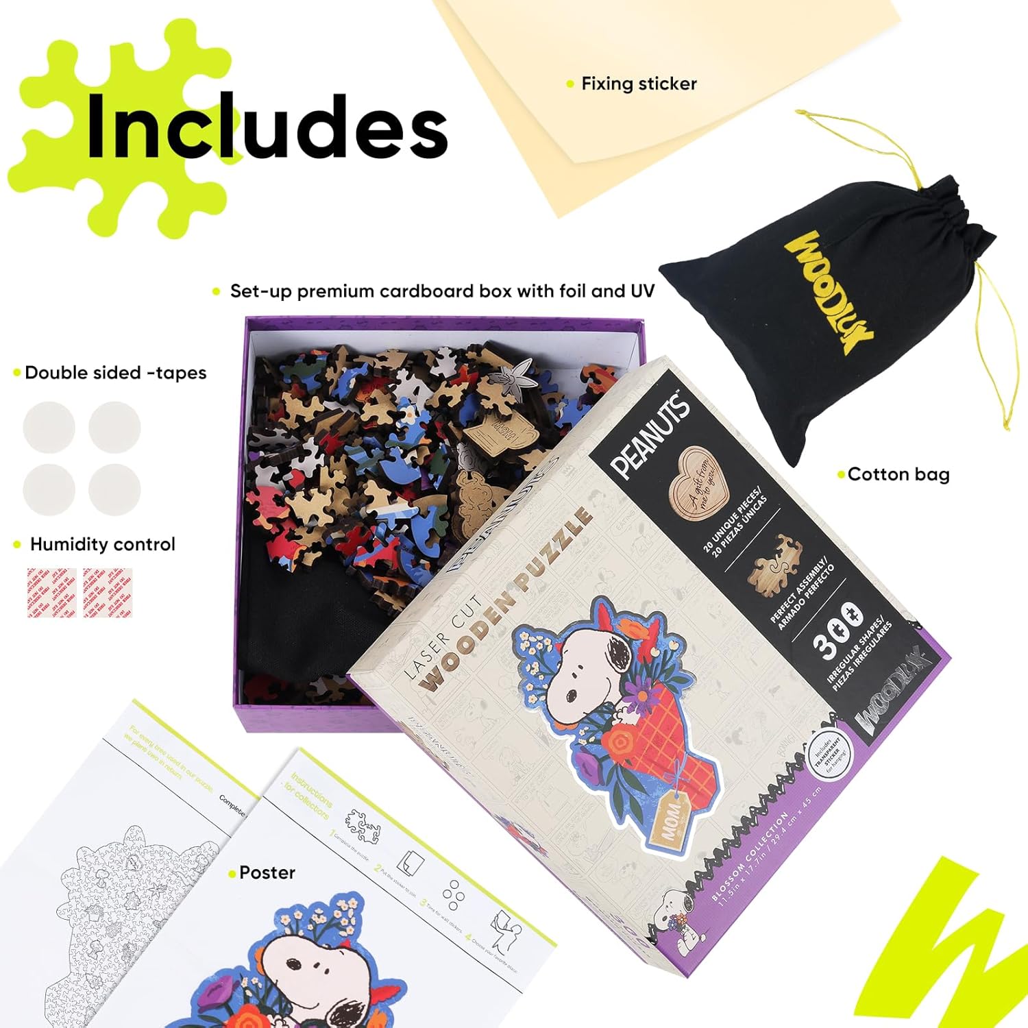 Peanuts Mom Bouquet Puzzle