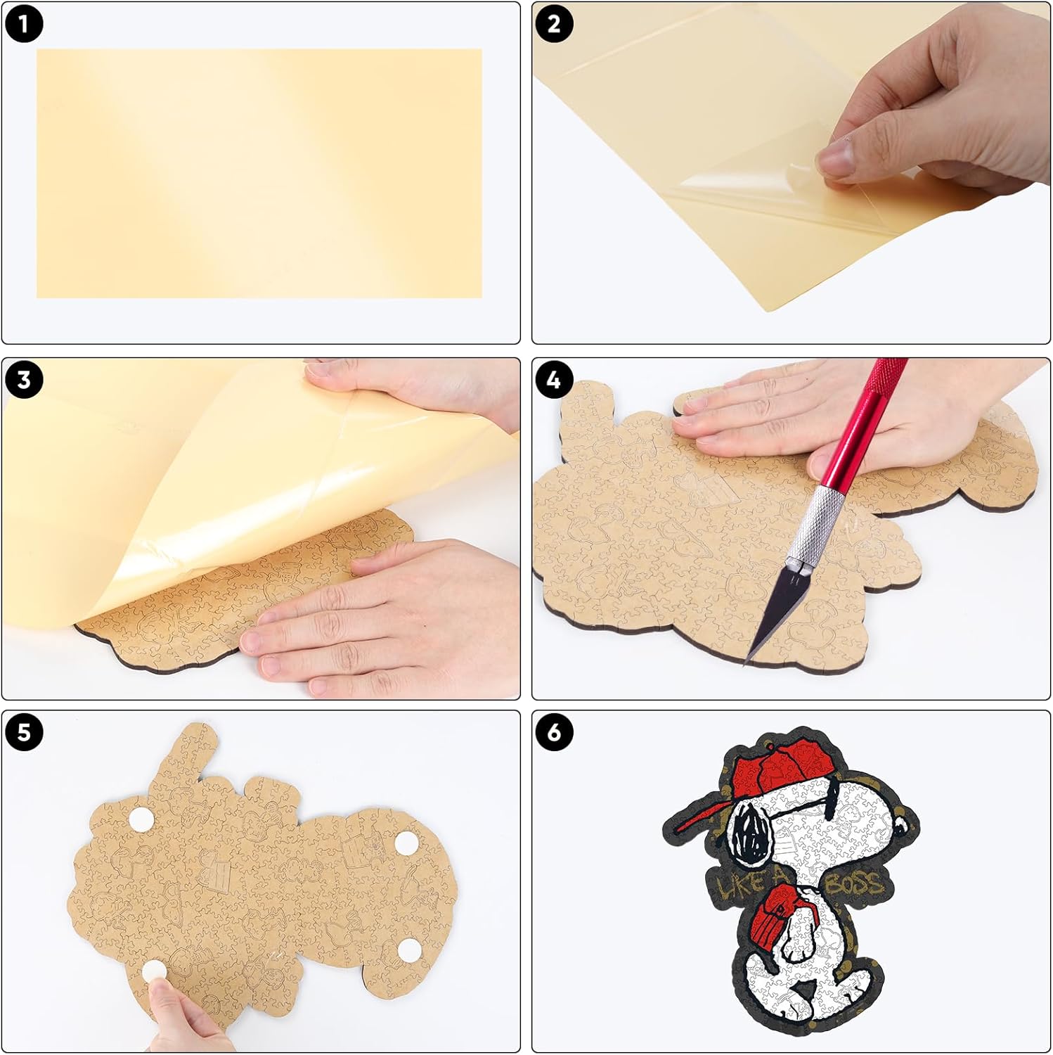 Joe Cool Wooden Puzzle