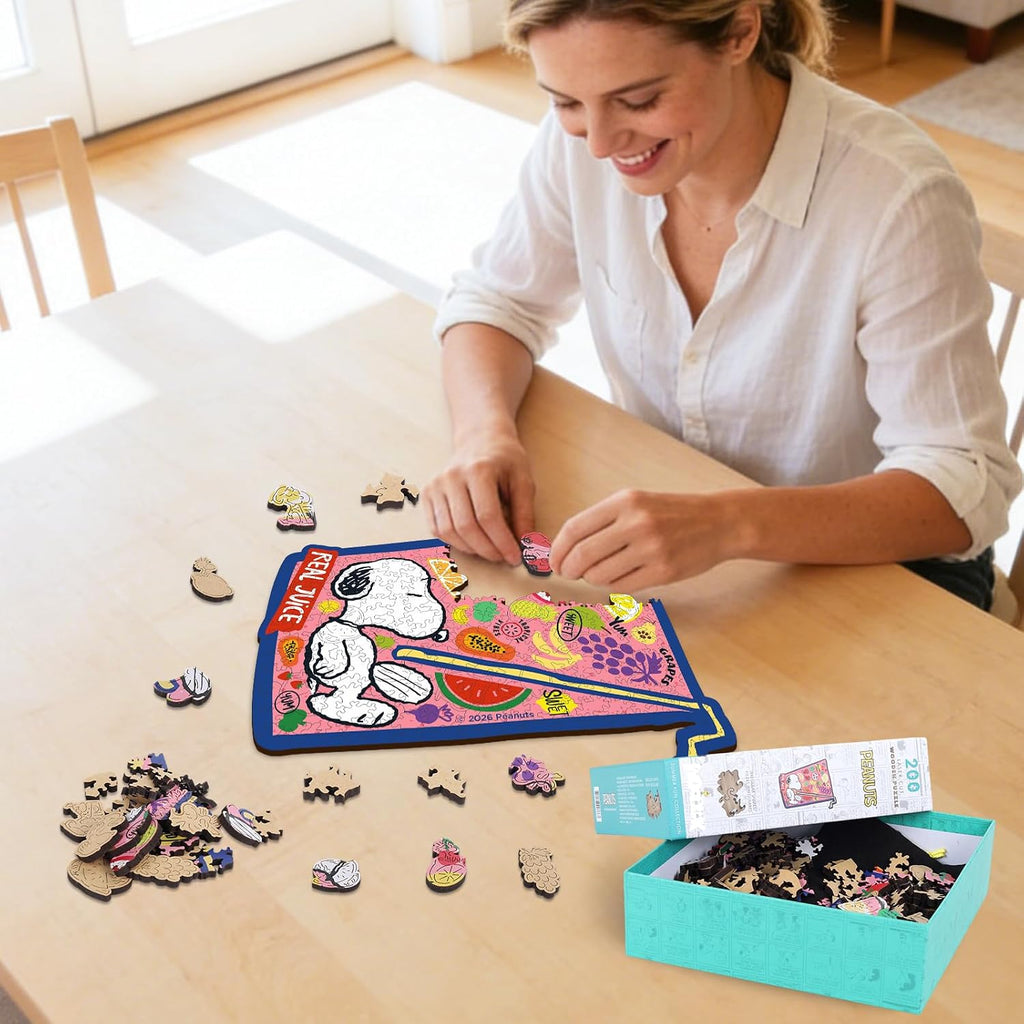 Peanuts Snoopy Real Juice Puzzle