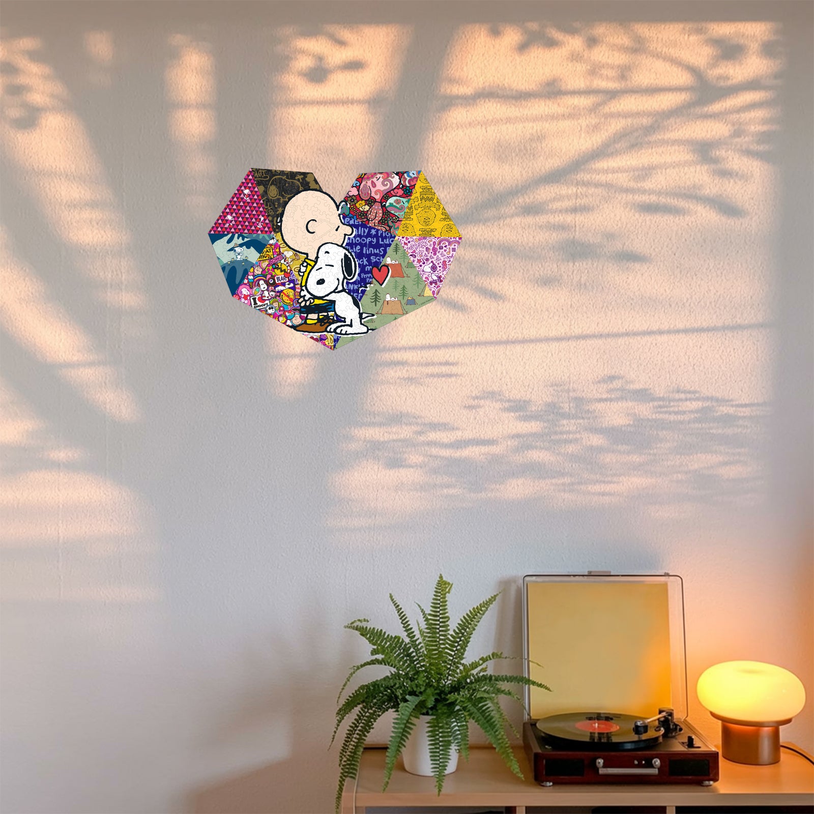 Snoopy Heart Wooden Puzzle