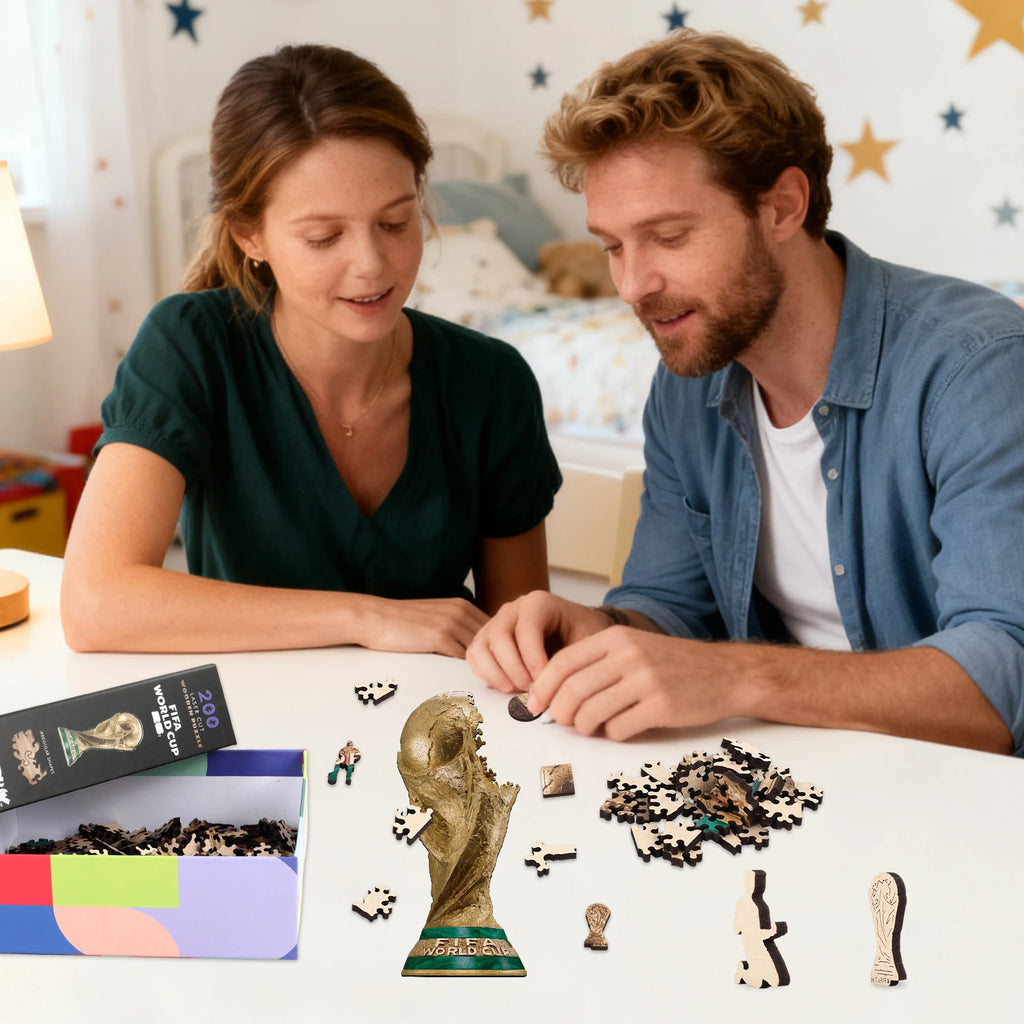 FIFA World Cup2026 Trophy Wooden Puzzle