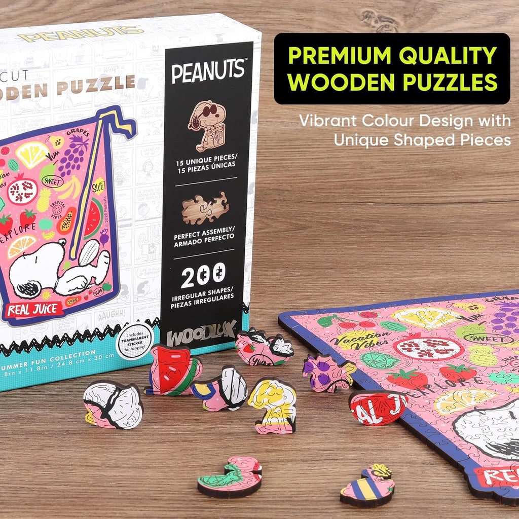 Peanuts Snoopy Real Juice Puzzle