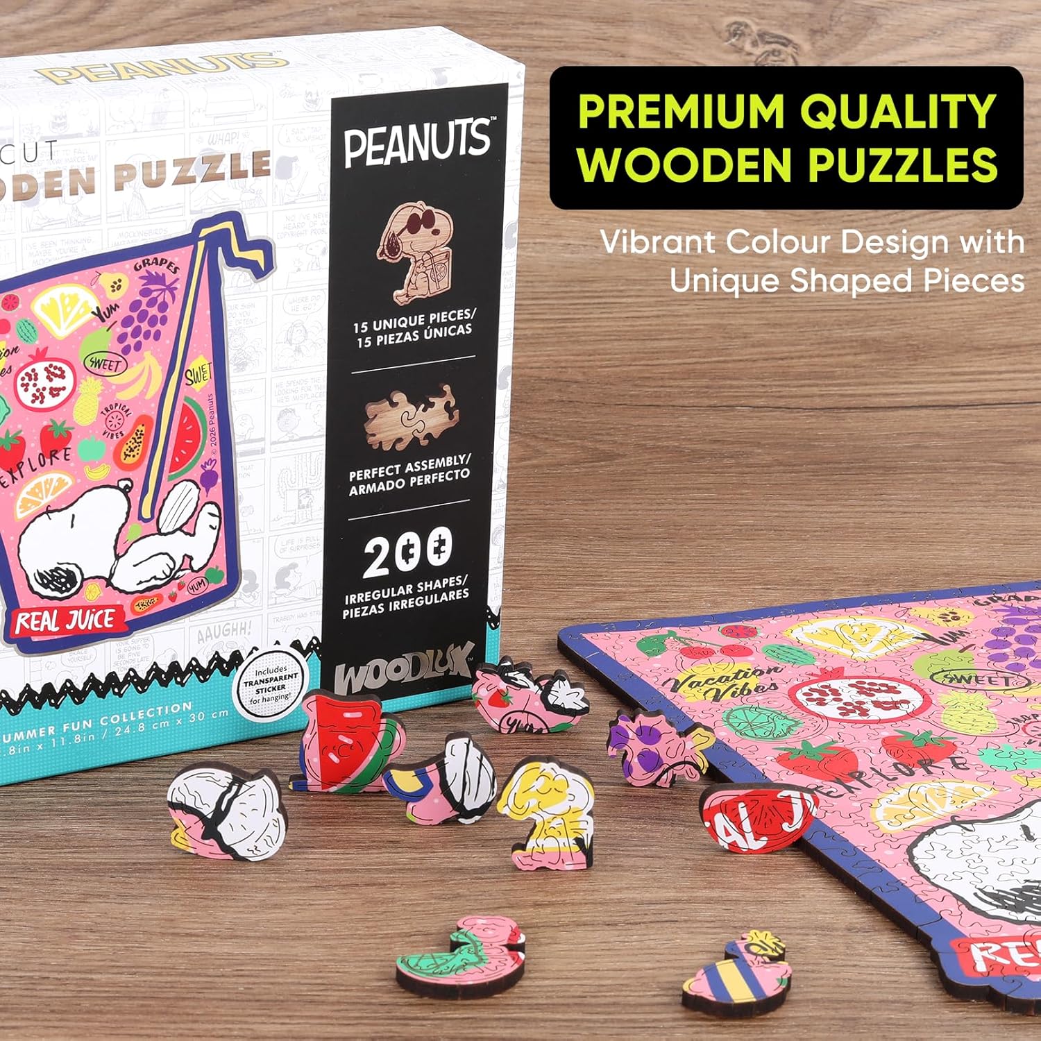 Peanuts Snoopy Real Juice Puzzle