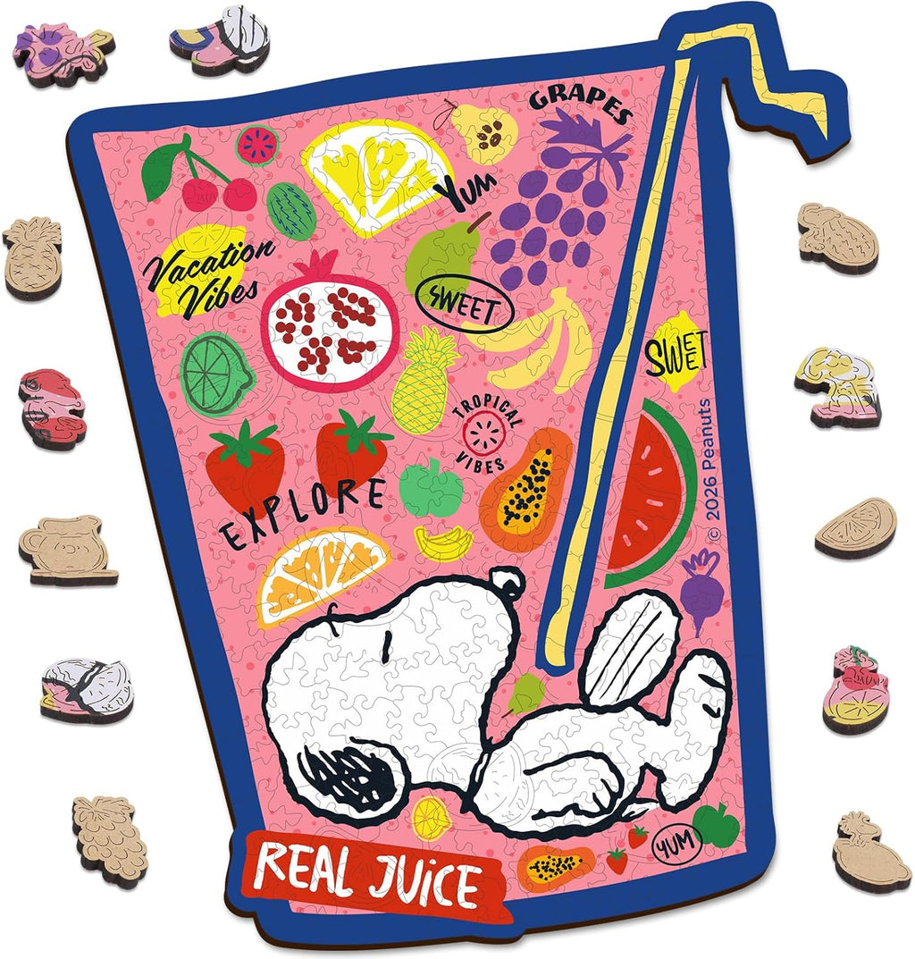 Peanuts Snoopy Real Juice Puzzle