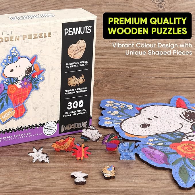 Peanuts Mom Bouquet Puzzle
