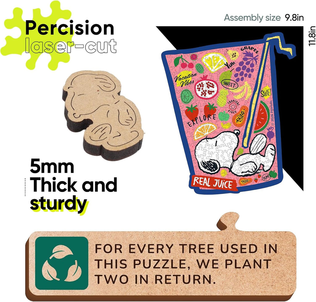 Peanuts Snoopy Real Juice Puzzle