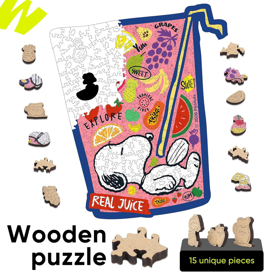 Peanuts Snoopy Real Juice Puzzle