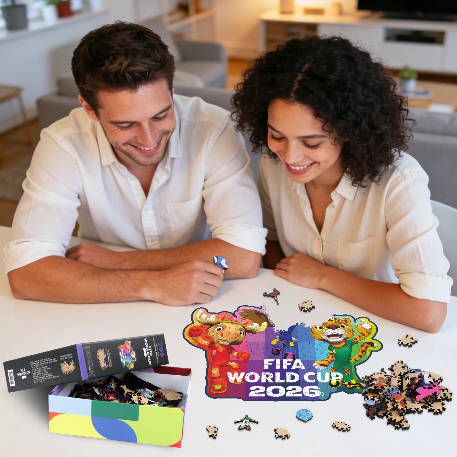 FIFA World Cup 2026 Mascots Wooden Puzzles