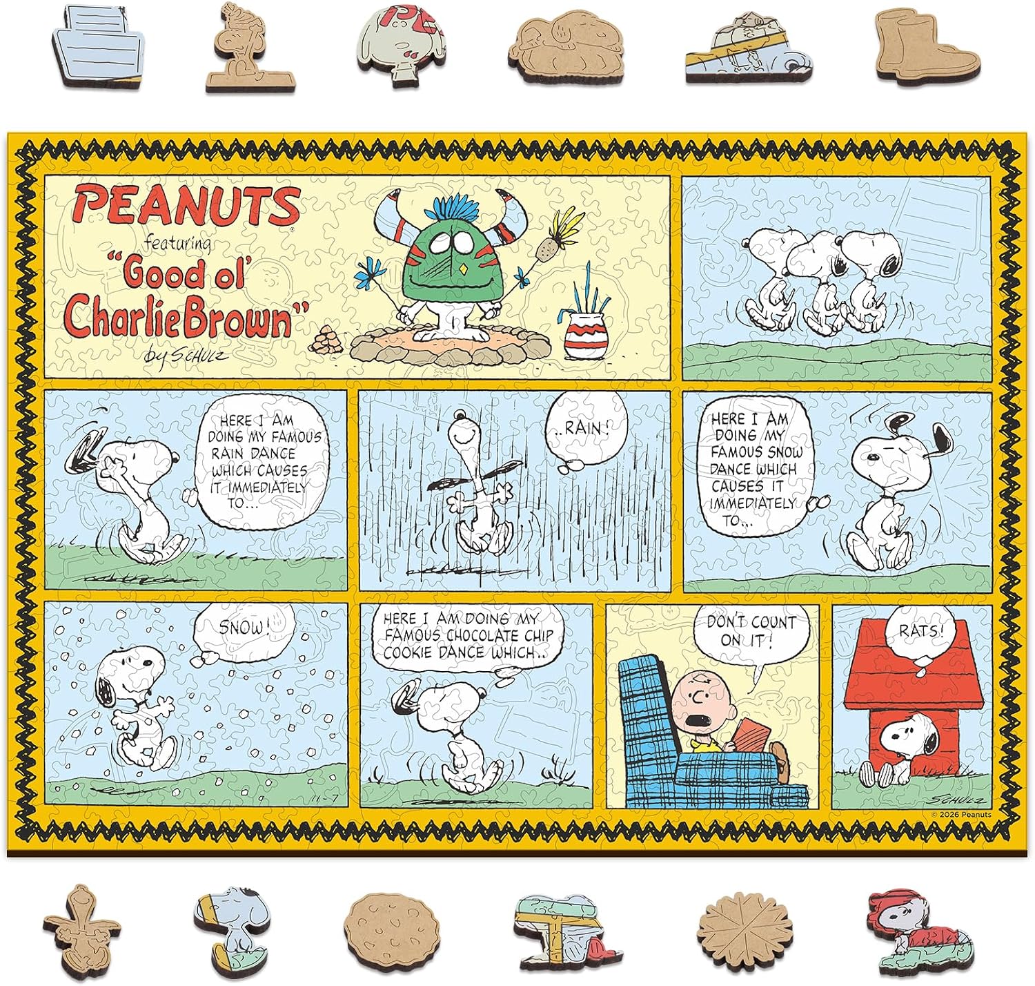 Good Ol Comic Wooden Puzzle