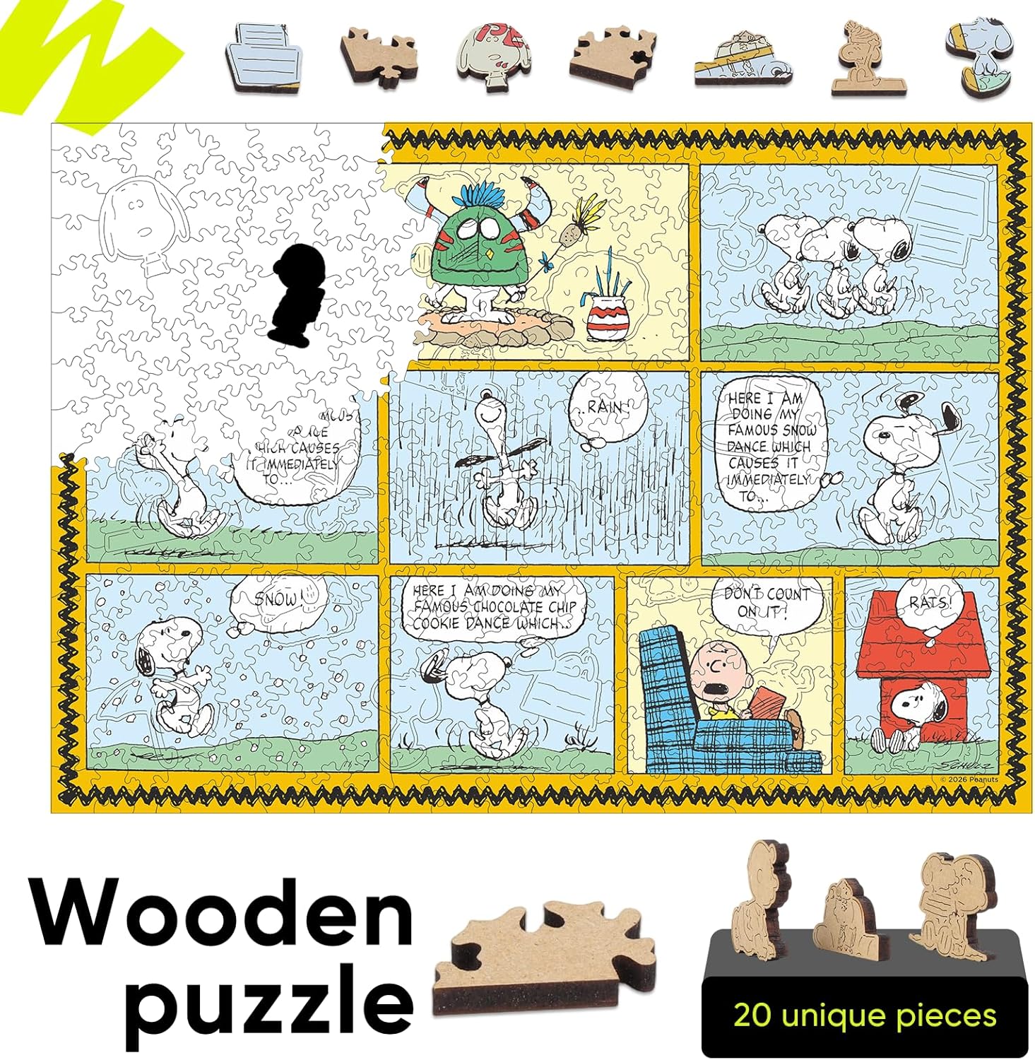 Good Ol Comic Wooden Puzzle