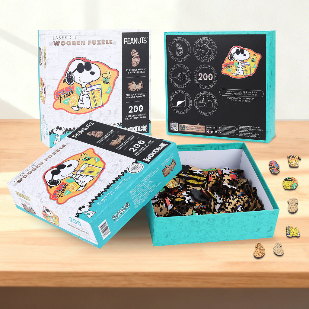 Snoopy Lemonade Wooden Puzzle