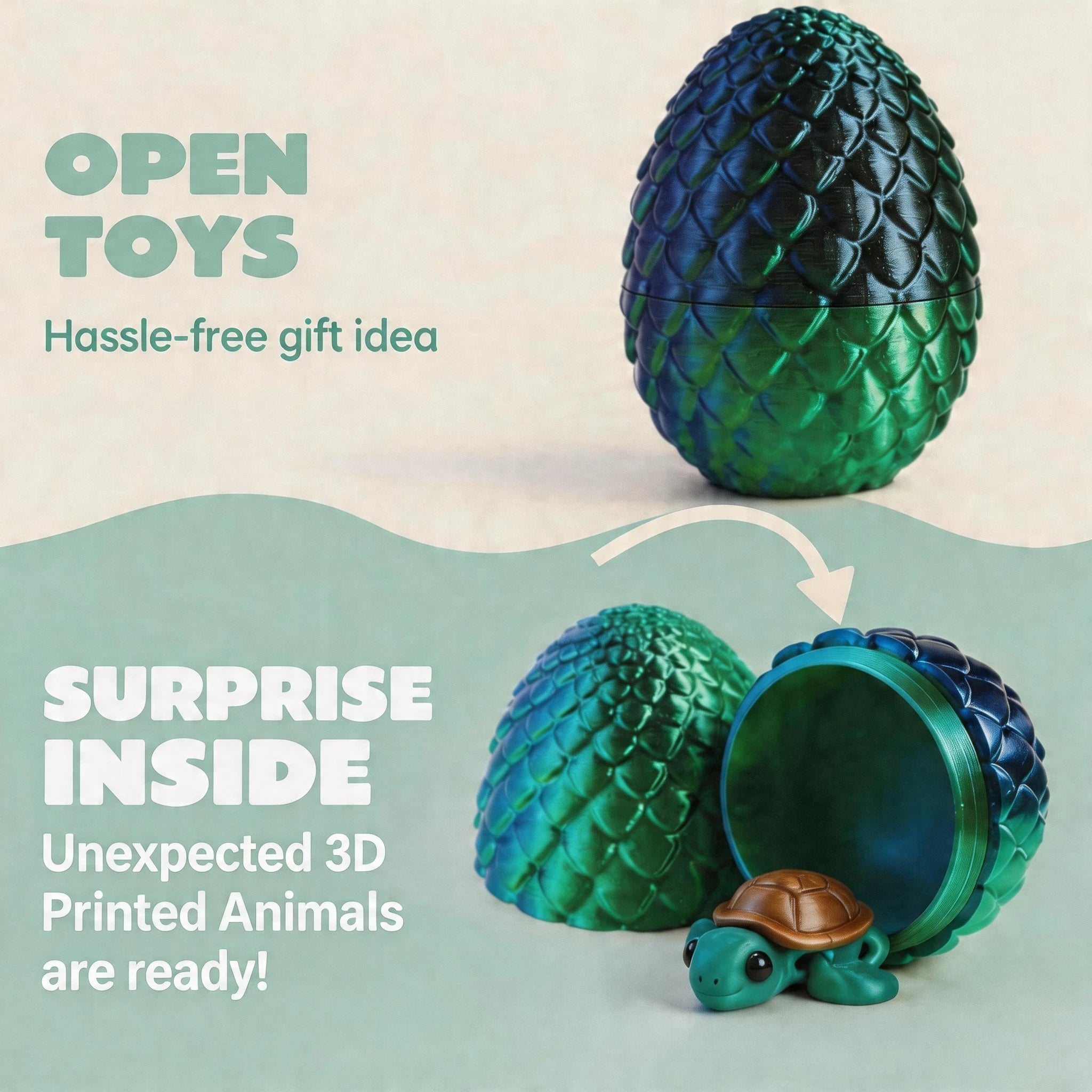 3D Printed Surprise Eggs